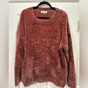 Listicle Chenille Sweater Oversized Size Small
